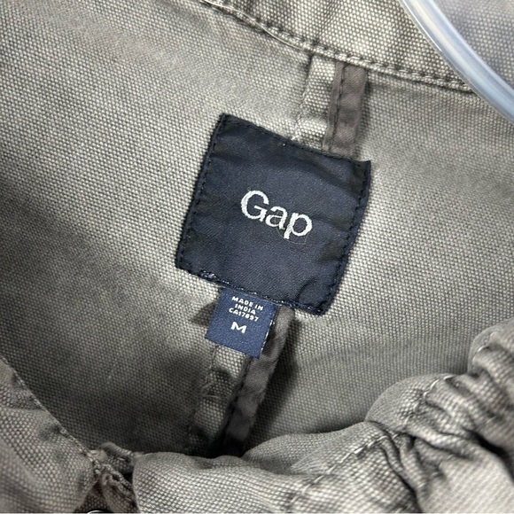 ❤️ GAP Women's Gray Jacket cropped M - Picture 5 of 11